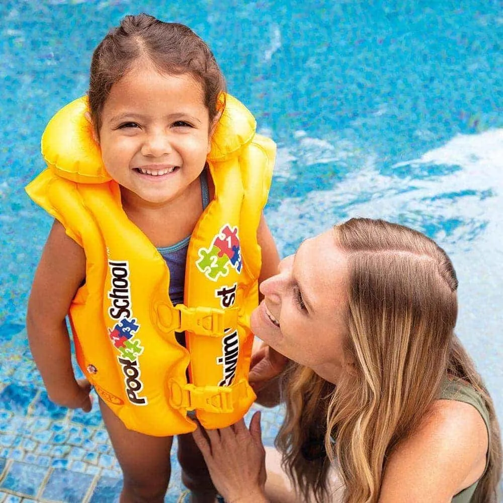 游泳充氣背心 Pool School Deluxe Swim Vest