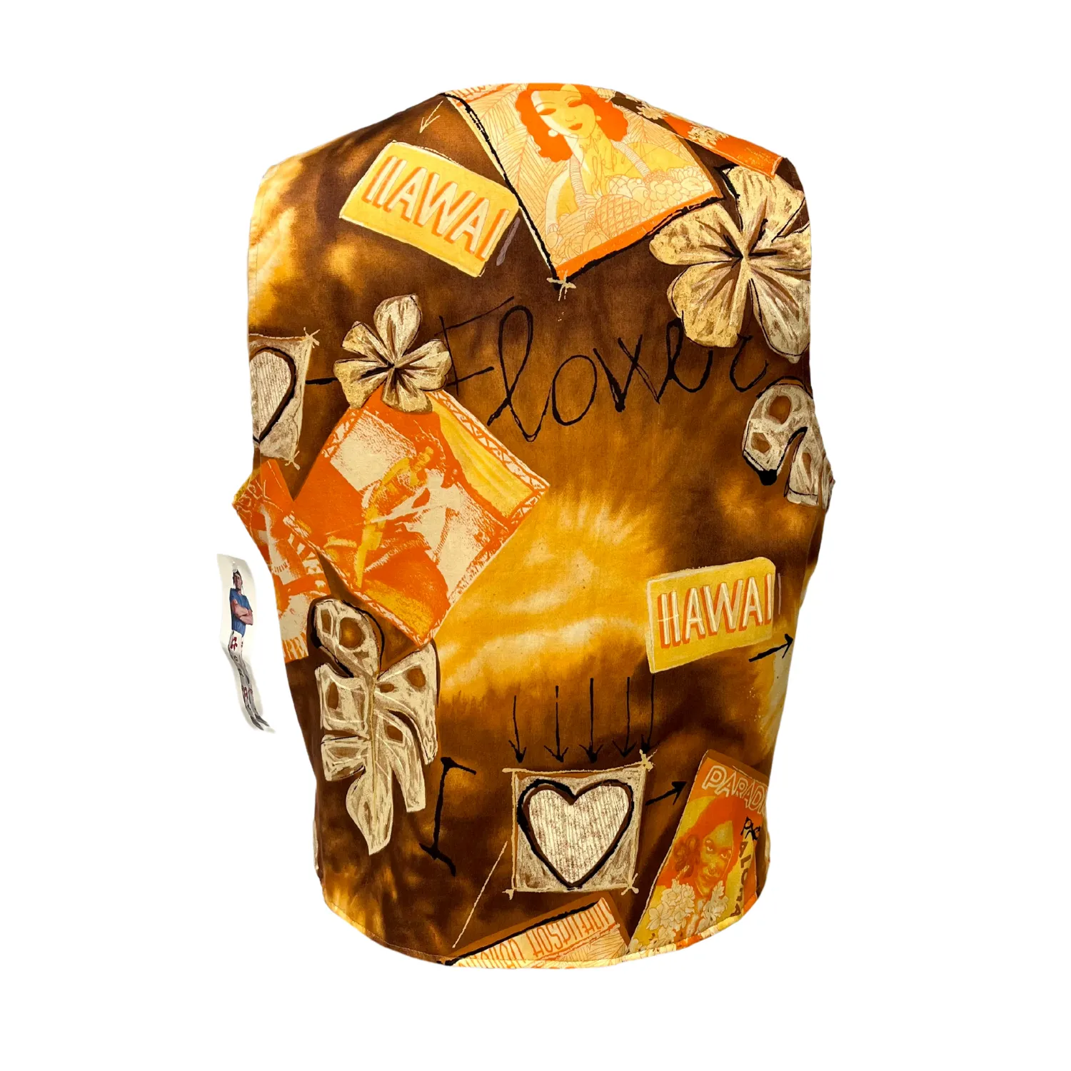 1990's Surf Line Hawaii Vest - Pacifica Brown