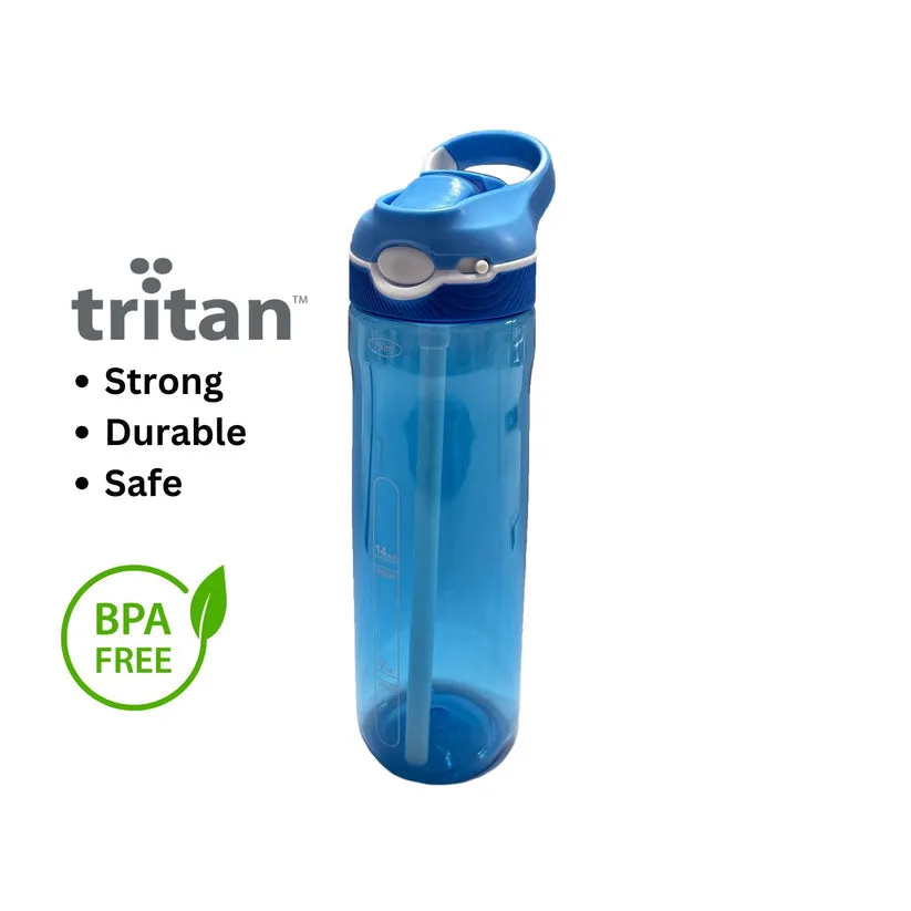 [2-Pack] Maya & Friends Tritan Water Bottle - 750ml (Blue)