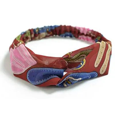 2018  korean style Women Hair Accessories Turban flower Headband Floral Prints Bandanas Elastic Hair Bands Gum Hair for Girls