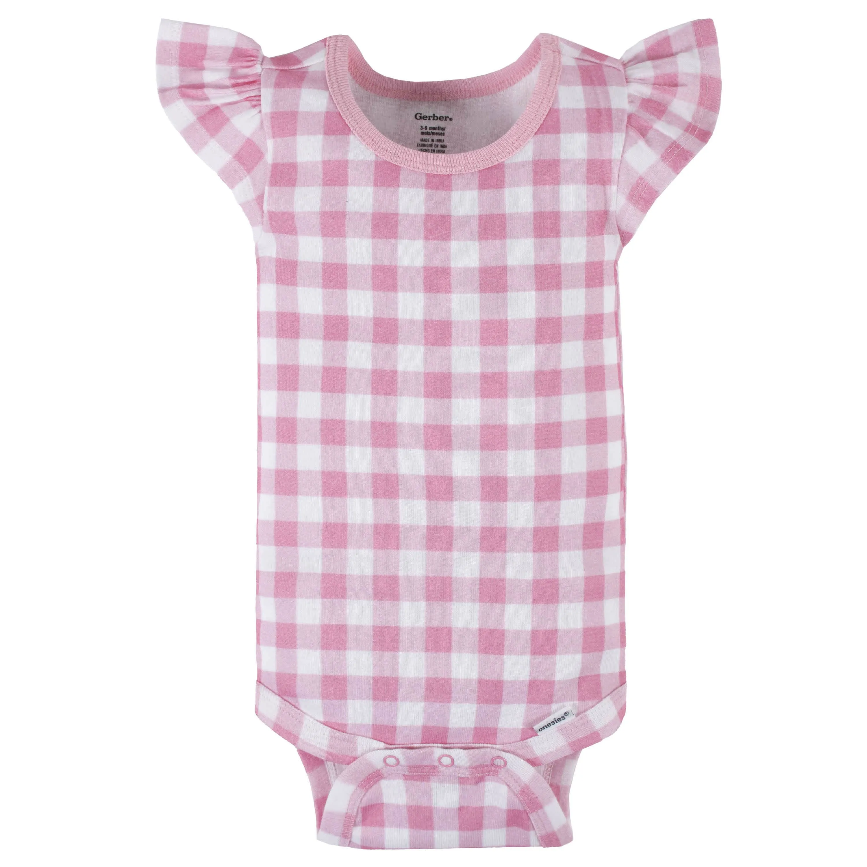 4-Pack Baby Girls Summer Blossom Short Sleeve Onesies® Bodysuits