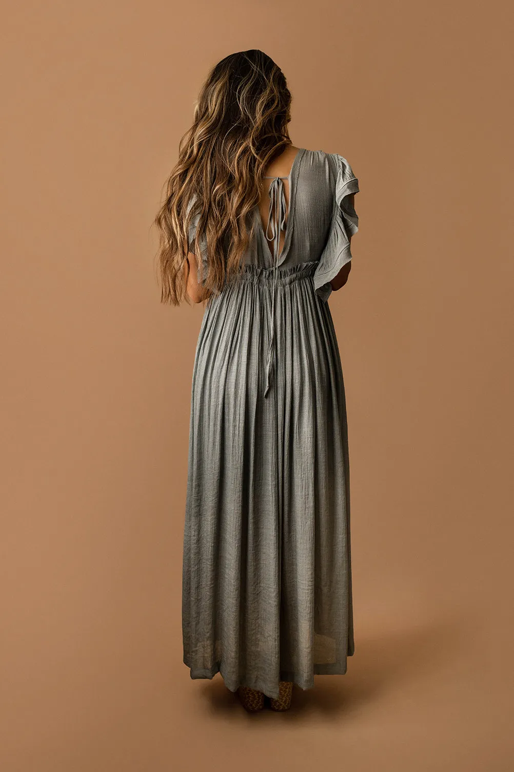 A Little More Maxi Dress (Earl Grey) | FINAL SALE