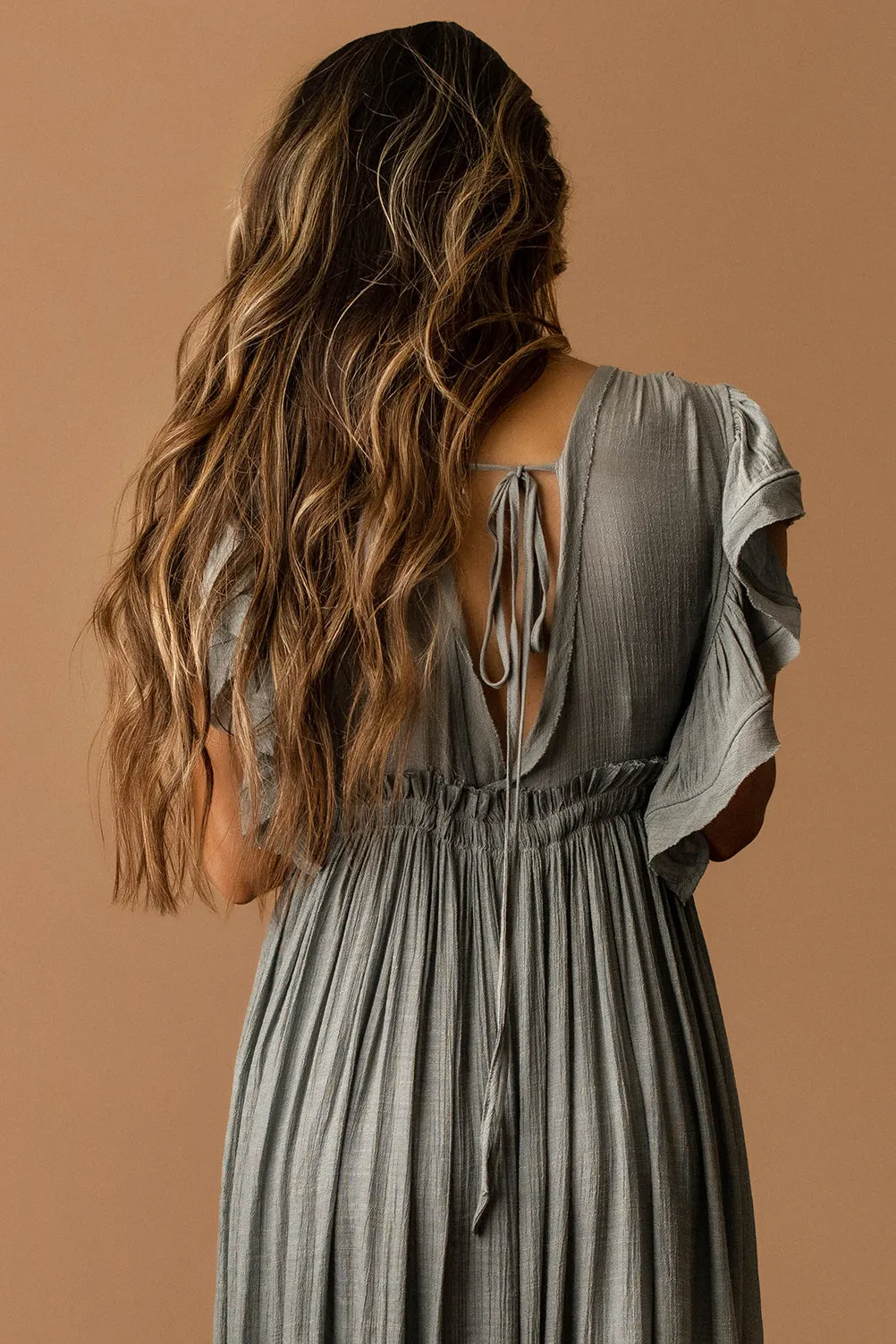 A Little More Maxi Dress (Earl Grey) | FINAL SALE