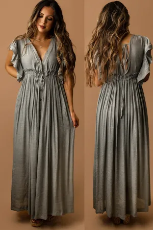 A Little More Maxi Dress (Earl Grey) | FINAL SALE