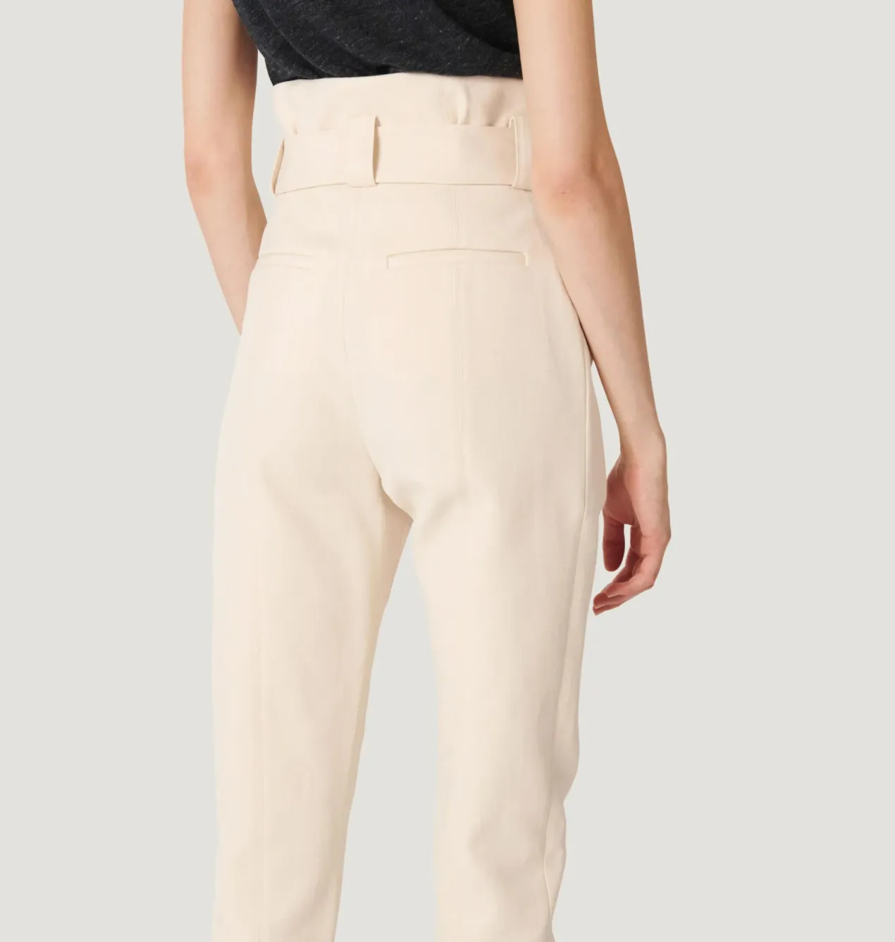 AKIN HIGH WAIST PAPERBAG PANTS