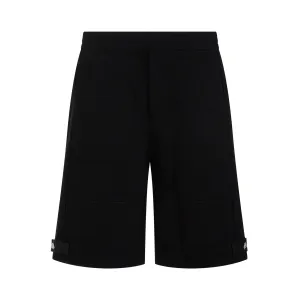 ALEXANDER MCQUEEN Classic Black Cotton Shorts for Men