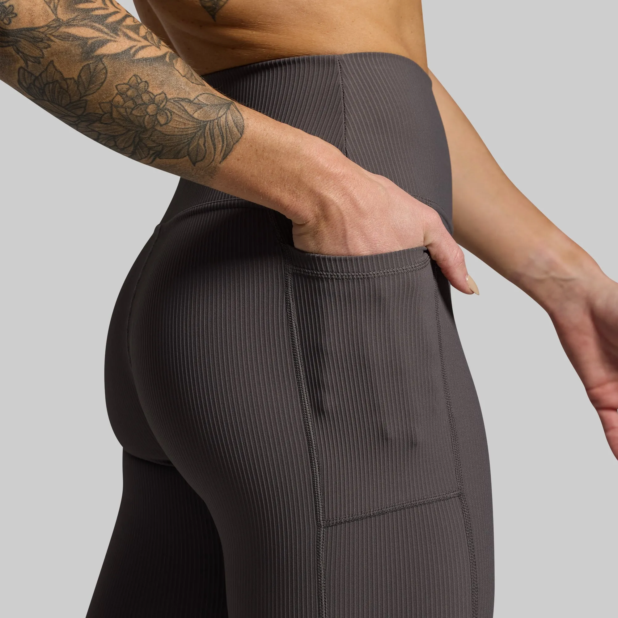 All Or Nothing Capri Set (Dark grey)