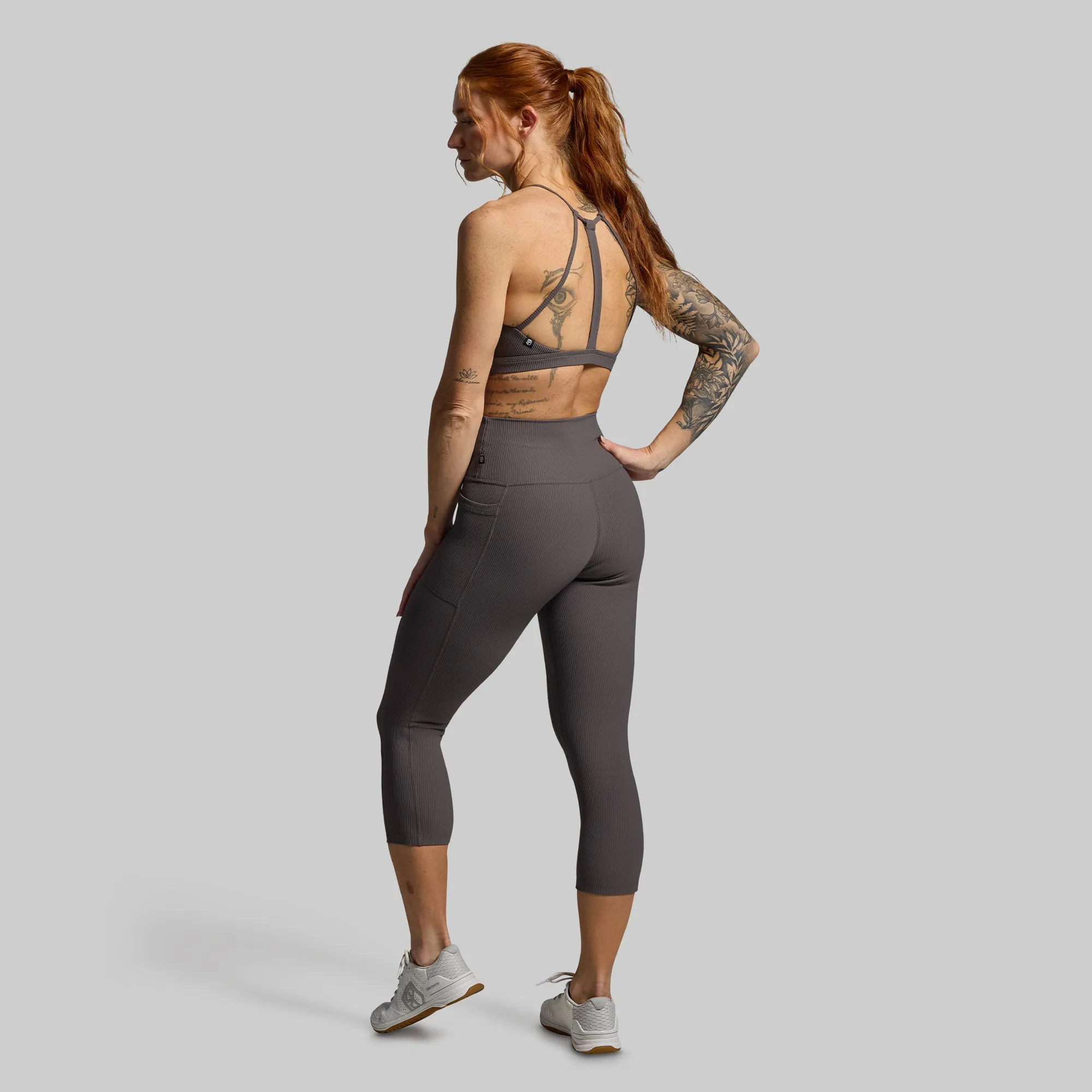 All Or Nothing Capri Set (Dark grey)