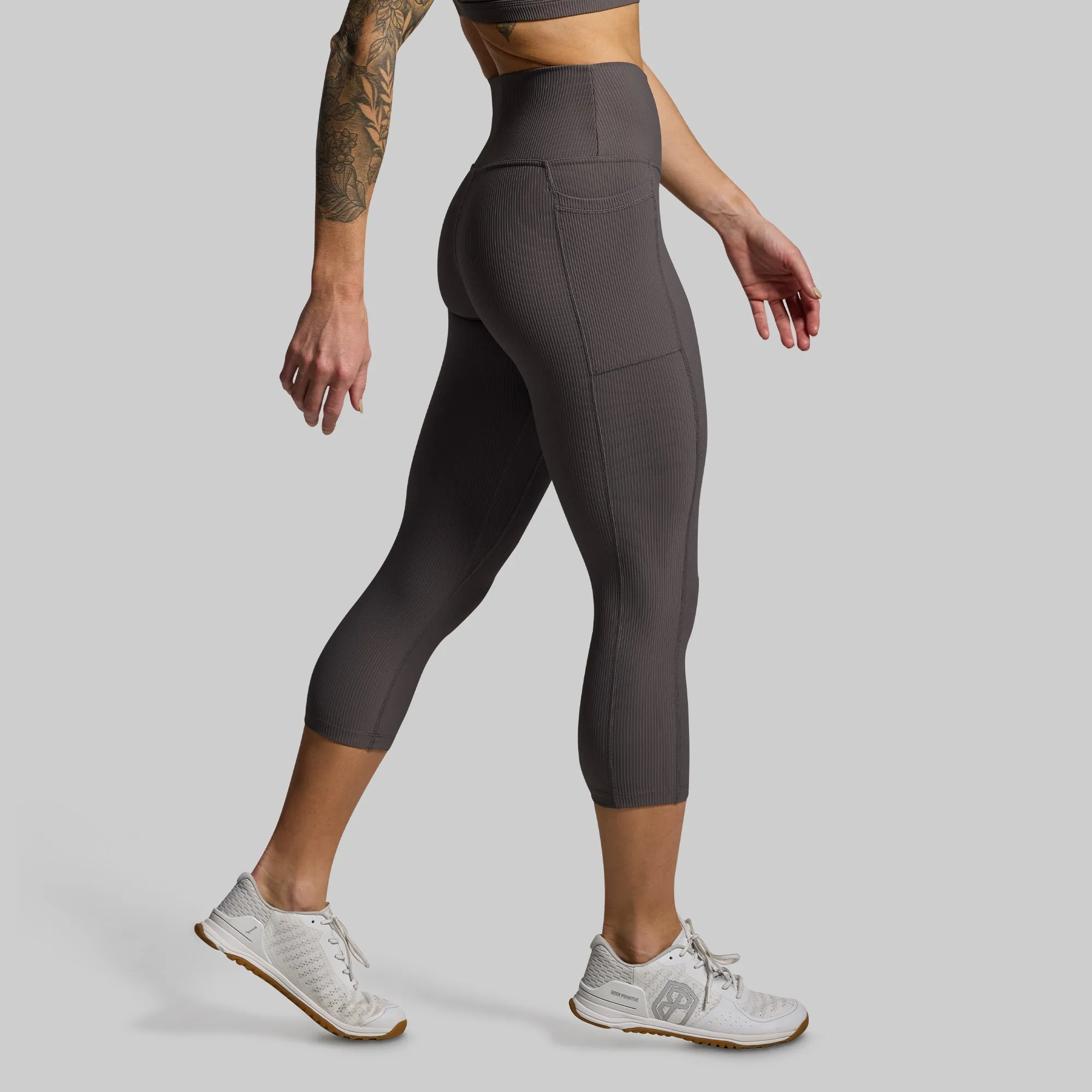 All Or Nothing Capri Set (Dark grey)