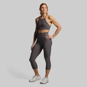 All Or Nothing Capri Set (Dark grey)
