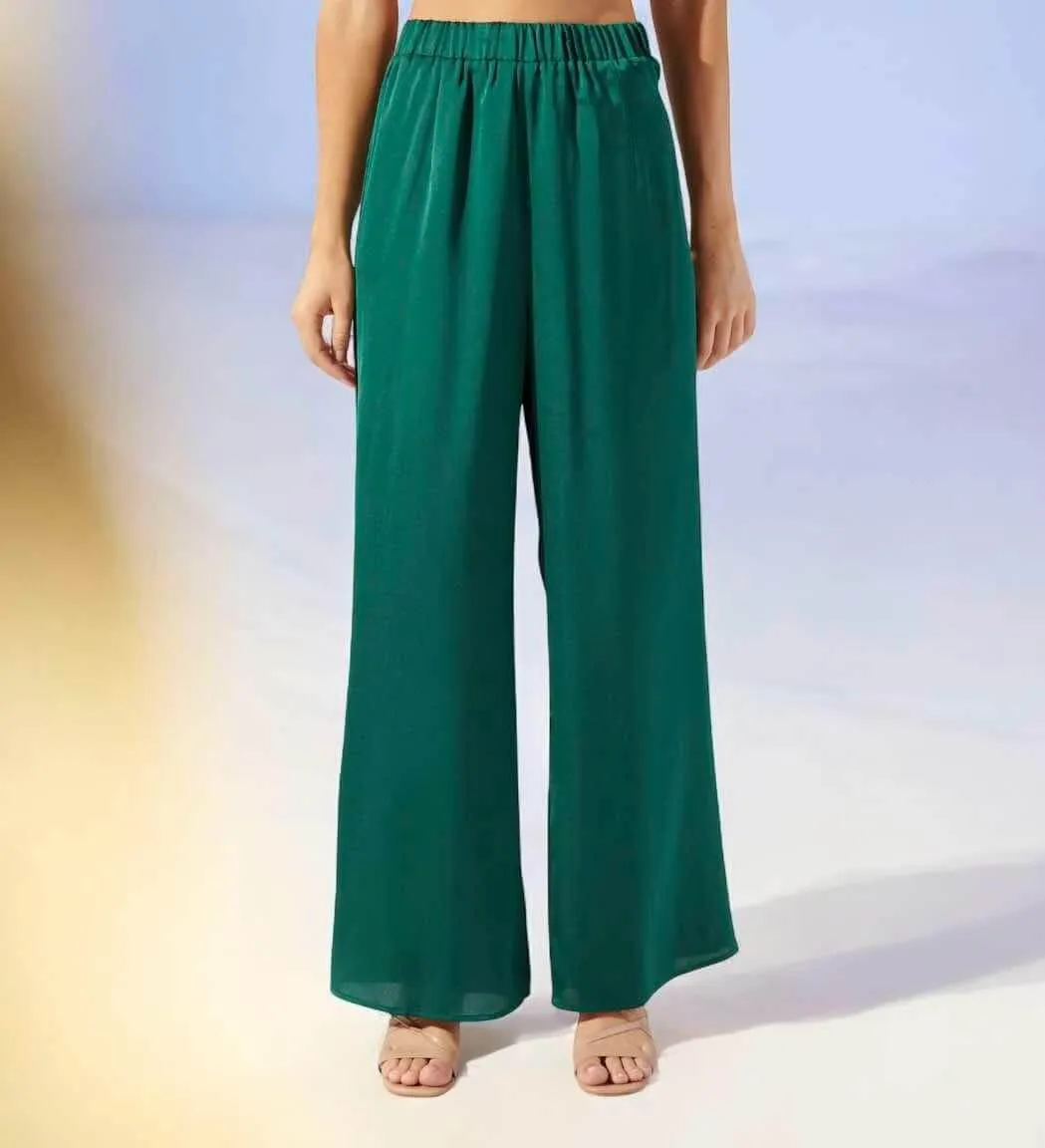 ALL SPRUCED UP SATIN PANTS