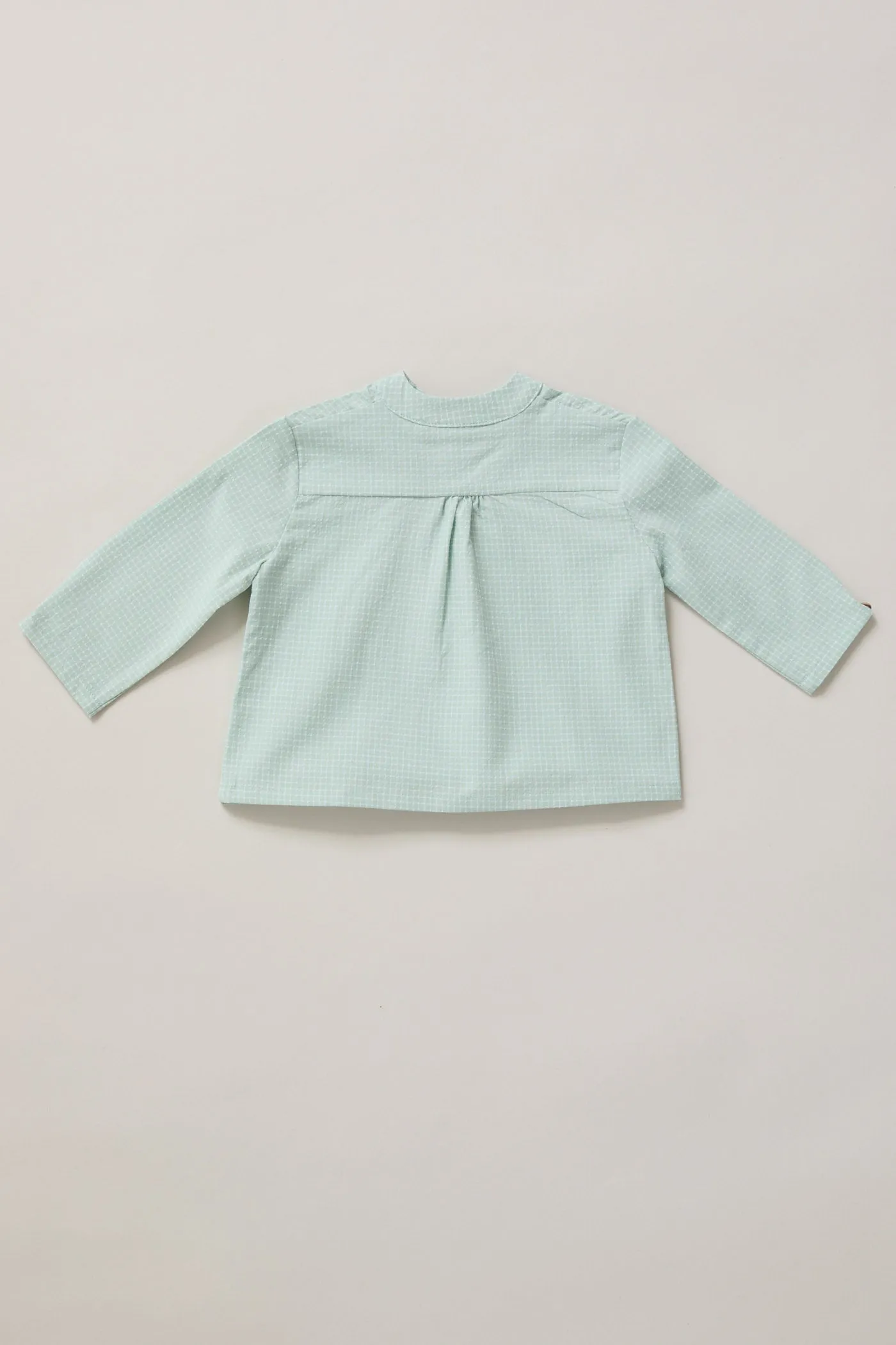 Apple Shirt - Sage Green Check