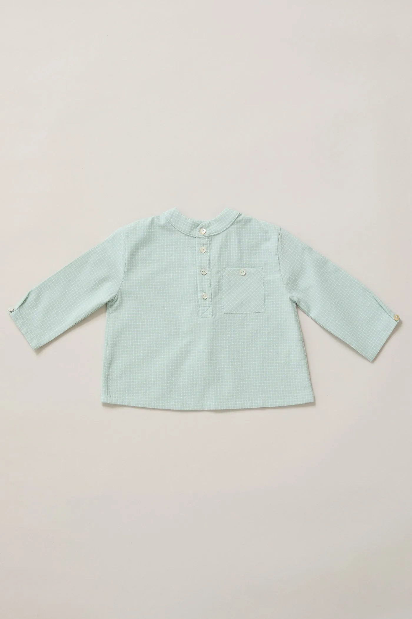 Apple Shirt - Sage Green Check