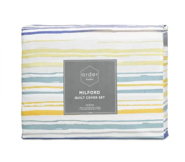 ARDOR BOUDOIR "Milford" QUILT COVER SET