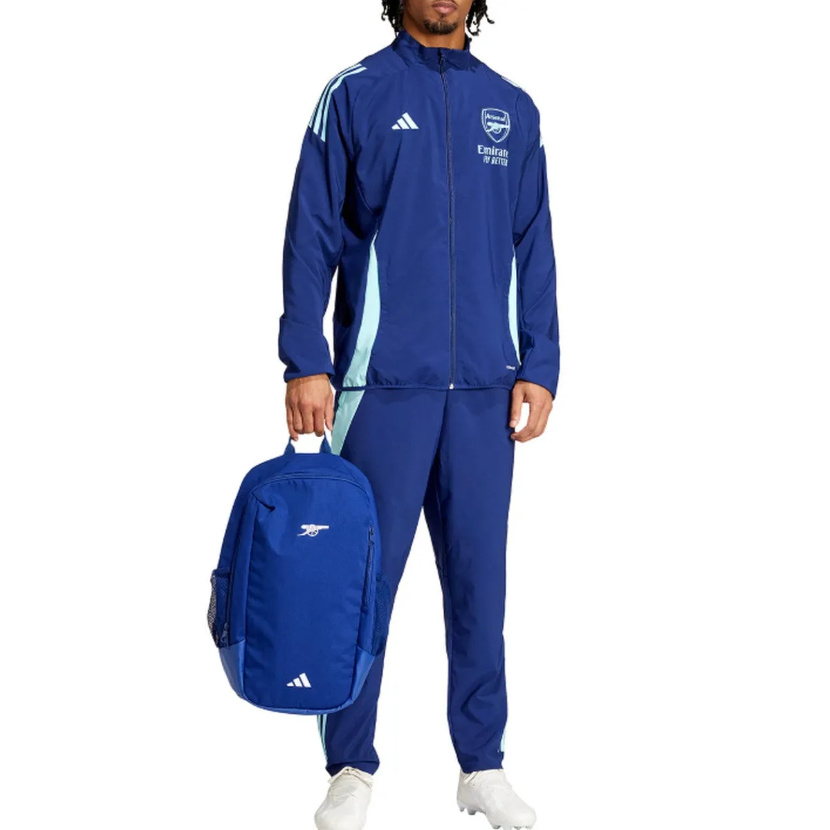 Arsenal FC presentation soccer tracksuit 2024/25 navy blue - Adidas