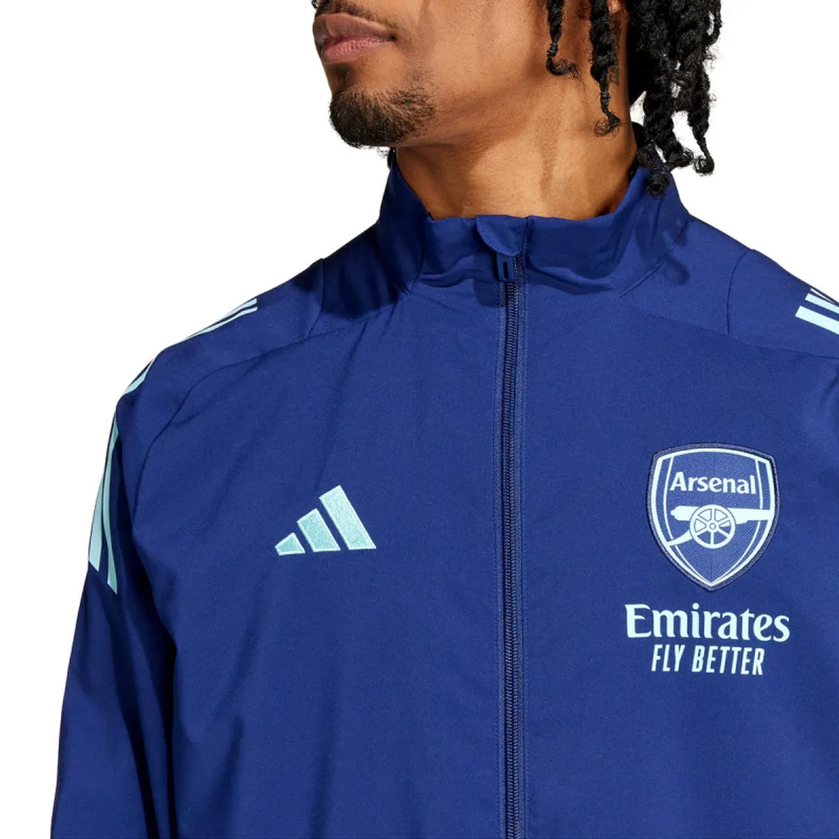 Arsenal FC presentation soccer tracksuit 2024/25 navy blue - Adidas
