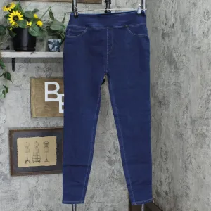 Assets By Spanx Women's Denim Skinny Leggings Medium Wash Blue XL