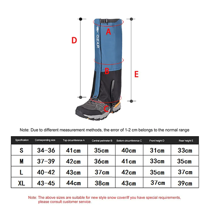 AURORALEGS - Outdoor Water Leg Gaiters
