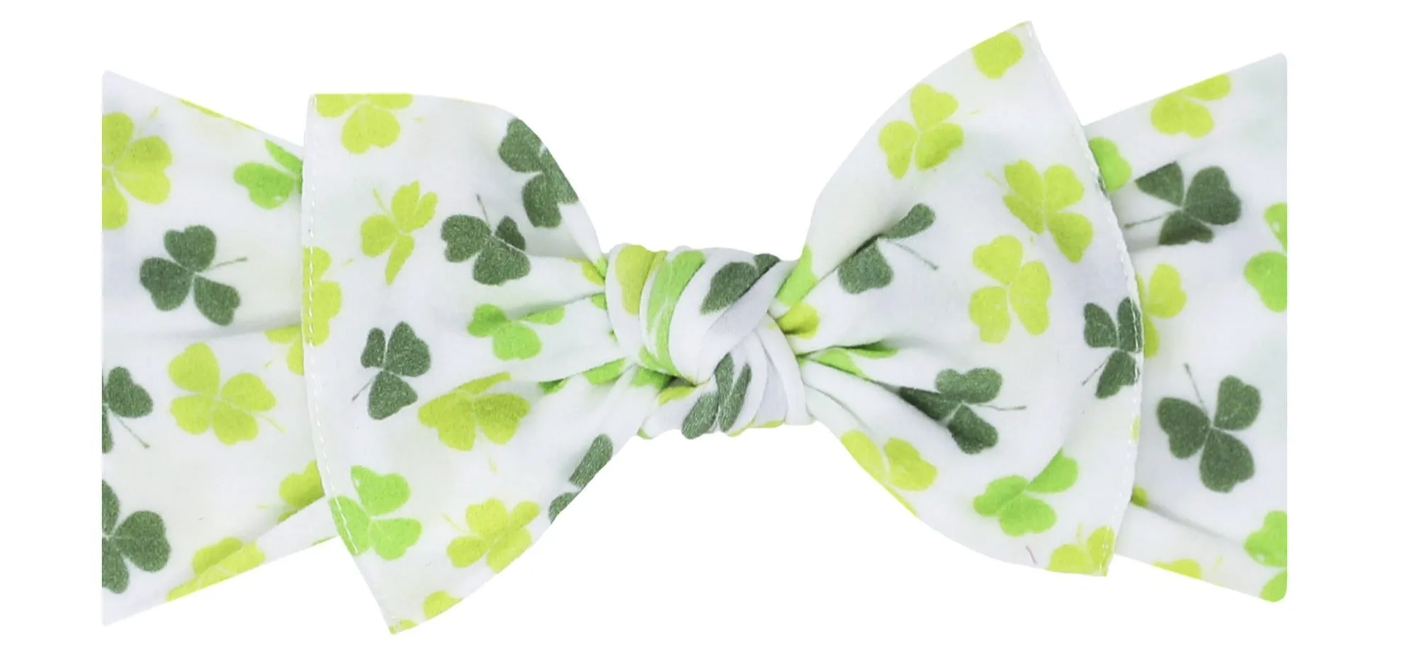 Baby Bling Lucky Charm Printed Knot Headband