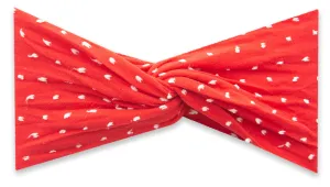 Baby Bling Shabby Cherry Dot Twist Headband