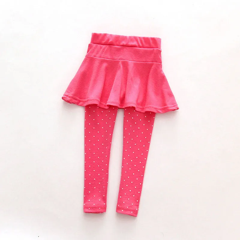 Baby Kid Pantskirt Girl Wool Culotte Pants Child Legging Trousers Dress