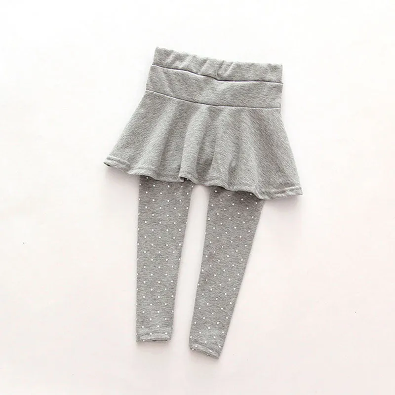 Baby Kid Pantskirt Girl Wool Culotte Pants Child Legging Trousers Dress
