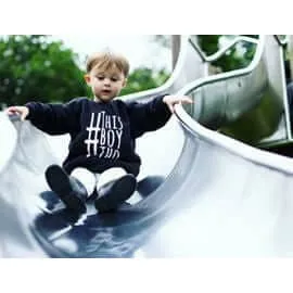 Black Baby & Toddler Slogan Sweatshirt (all designs)