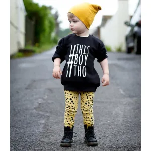 Black Baby & Toddler Slogan Sweatshirt (all designs)
