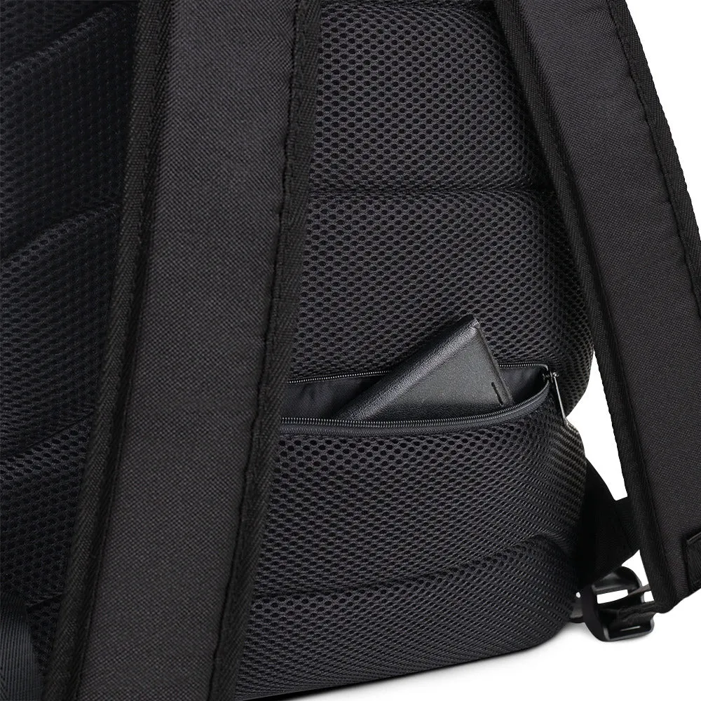 Black Rainbow Dog Backpack