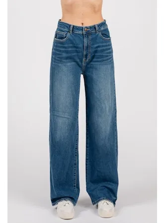 Blue Haven High Waist Straight Leg Dark Wash Jeans LTJ