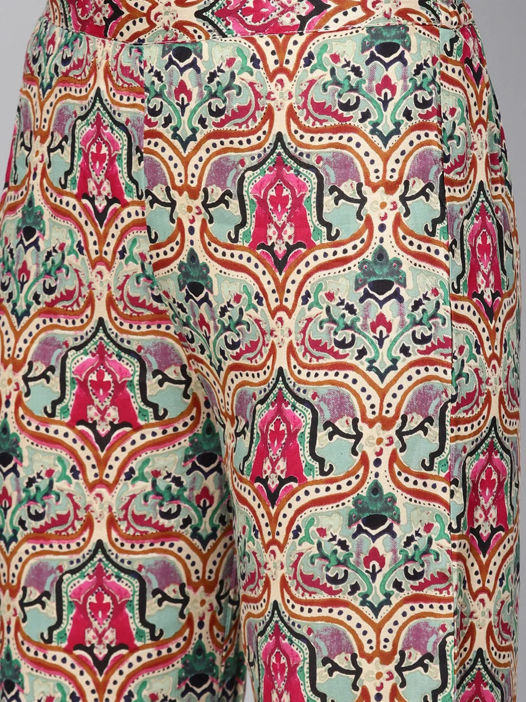 Blush Bloom Rayon Suit Set