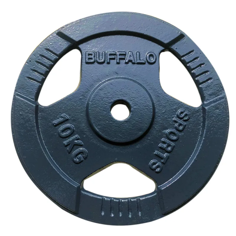 Buffalo Sports 10kg Tri-Grip Weight Plate