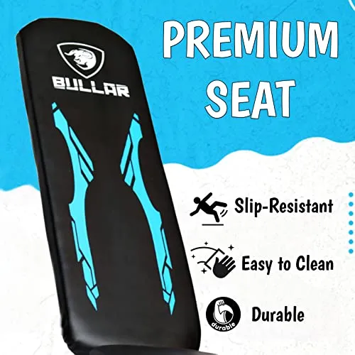 BULLAR, gym bench, bench for home gym, perfect gym bench for home workout, idol for bench press, and squat rack (Adjustable bench)