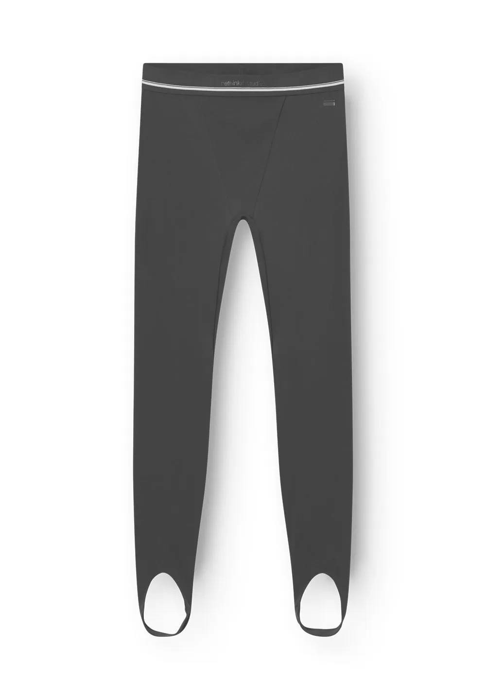 Butter Soft Stirrup Tights Edge - almost black