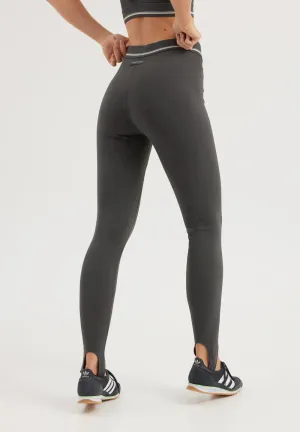 Butter Soft Stirrup Tights Edge - almost black