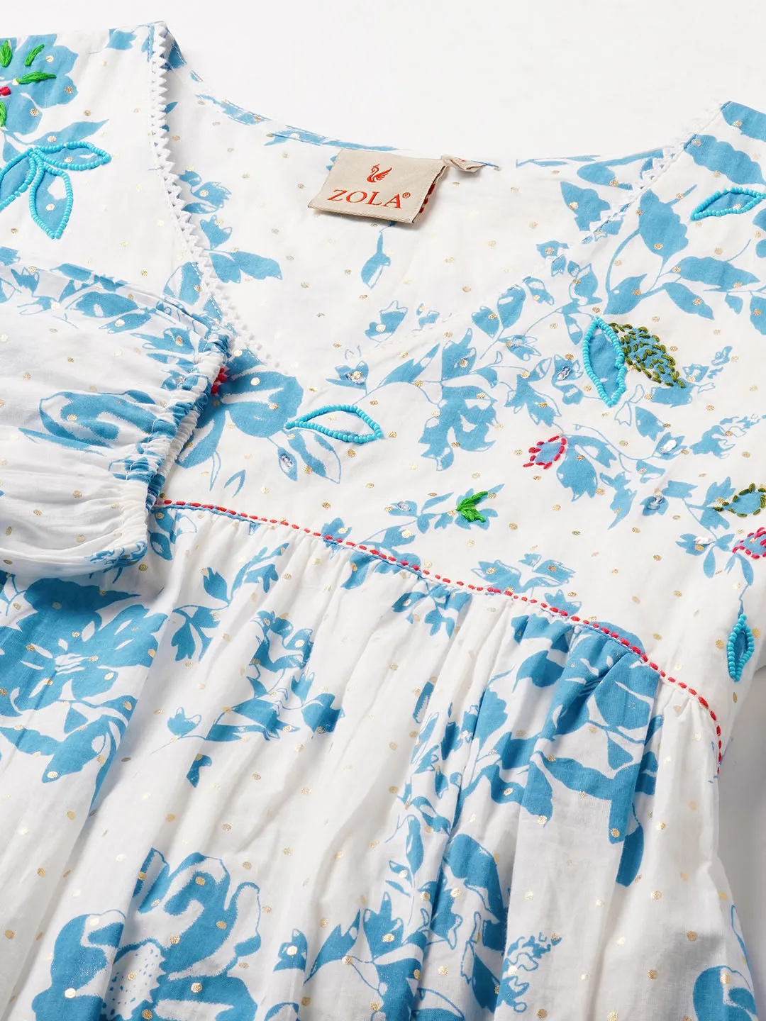 Buy White Cotton Party Dress For Women Online In India - Zola