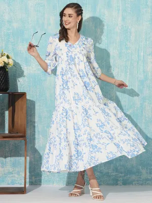 Buy White Cotton Party Dress For Women Online In India - Zola
