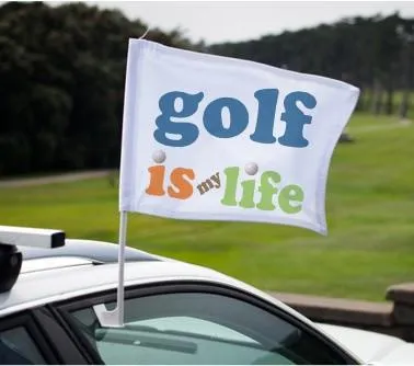 Car Flag with Pole