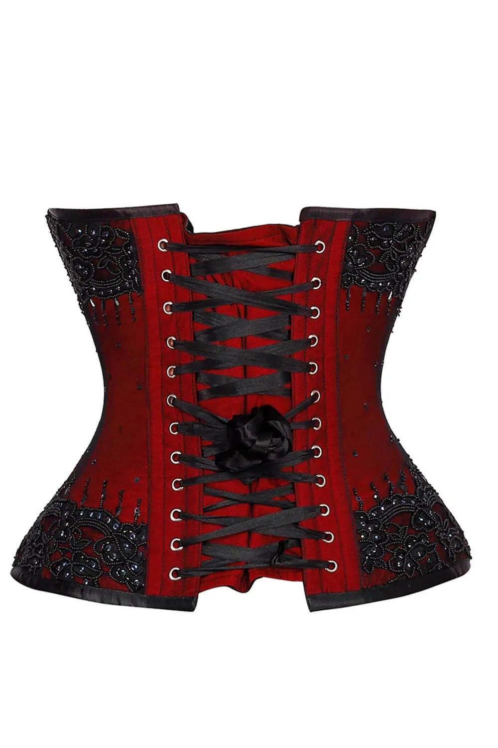 CD-1686 - Lace Overlay Overbust Couture Corset