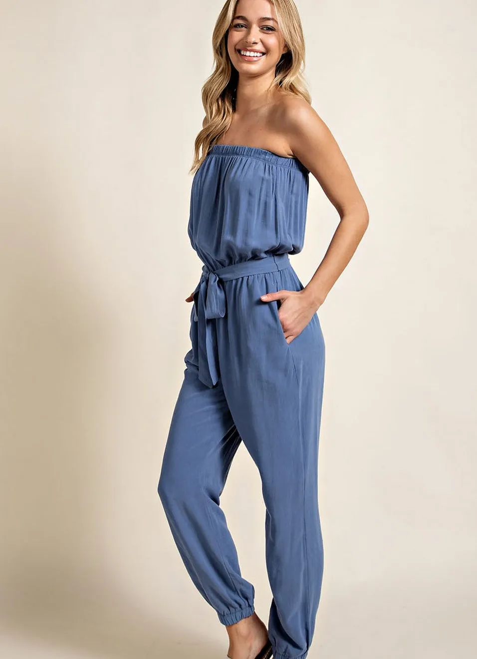 Celadon Blue Jumpsuit