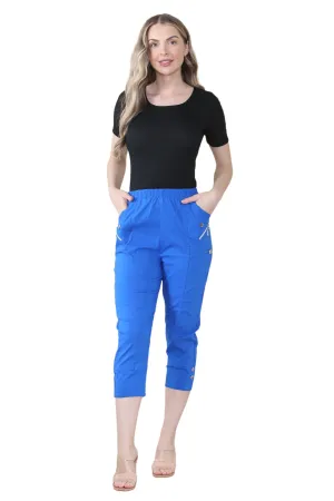 cherry berry capri trouser