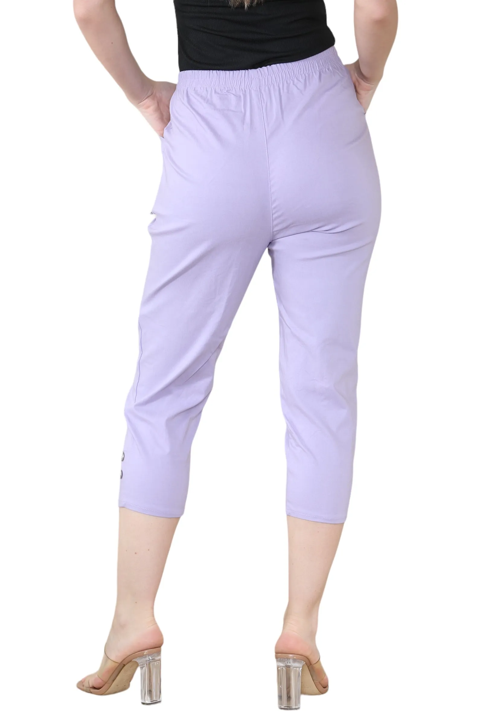 cherry berry capri trouser