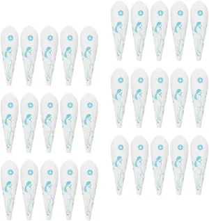 Ciieeo Portable Toilet 30Pcs Disposable Female Urination Device Paper Pee Funnel Women Portable Female Urinal Funnel Standing Pee for Pregnant Wounded Travel Camping Outdoor Activities Go Girl