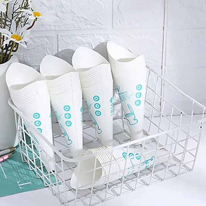 Ciieeo Portable Toilet 30Pcs Disposable Female Urination Device Paper Pee Funnel Women Portable Female Urinal Funnel Standing Pee for Pregnant Wounded Travel Camping Outdoor Activities Go Girl