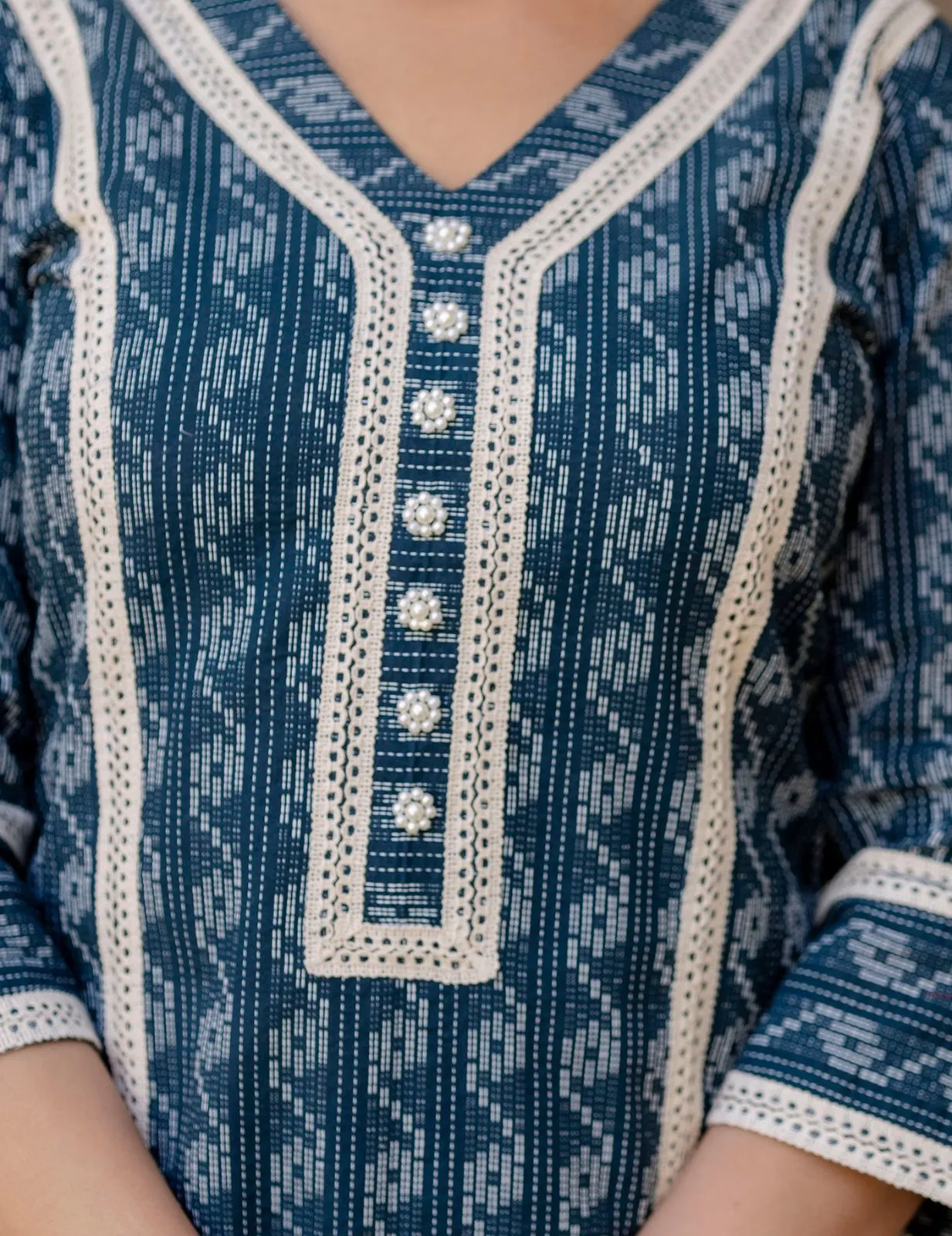 Classic Cotton Kurta Palazzo Set with Dupatta | Comfortable & Stylish