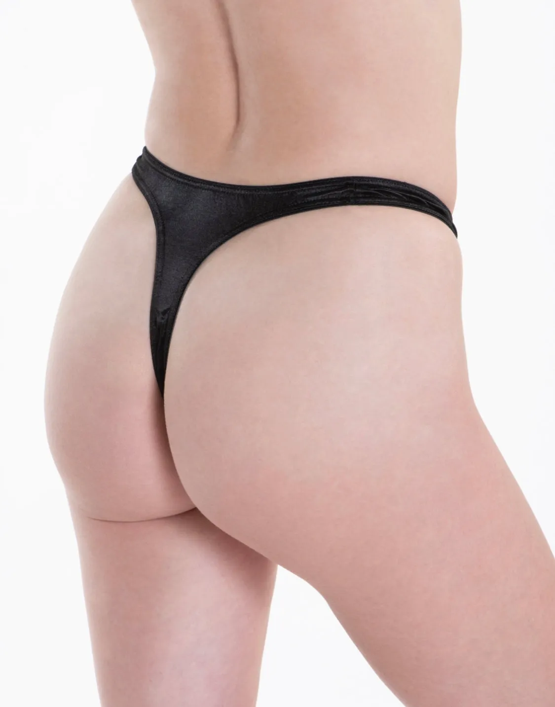 Classic Satin Thong