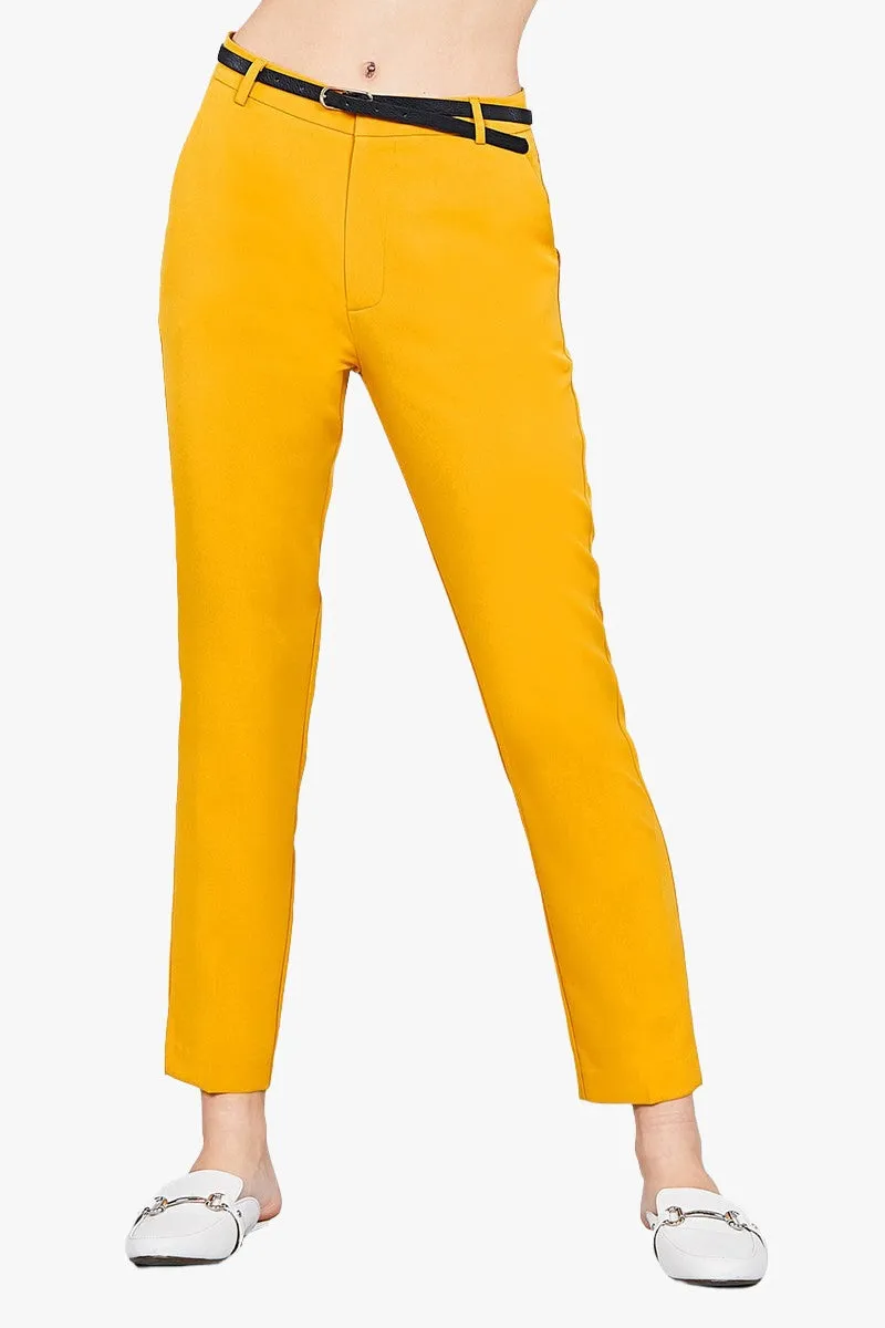 Classic Woven Pants W/belt