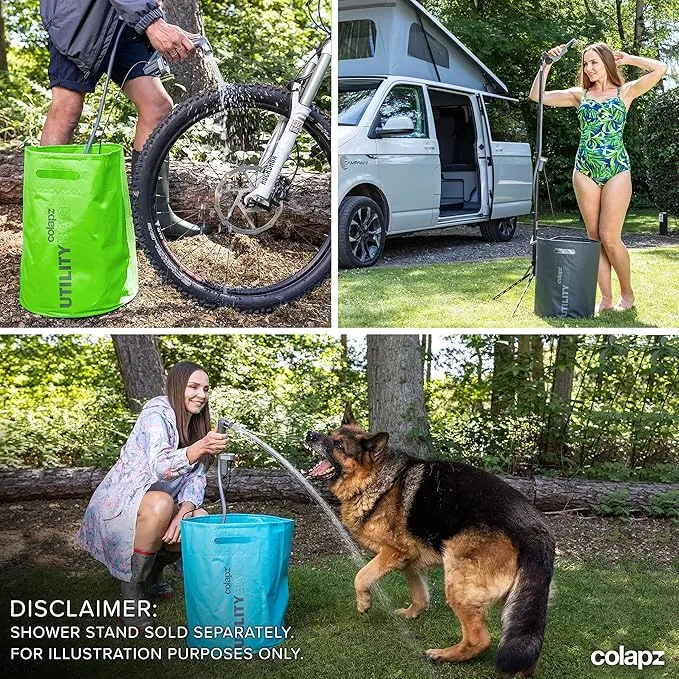 Colapz 12V Camping Shower - High-Pressure Portable Shower Douche - USB Rechargable Outdoor Shower - Camping Essentials