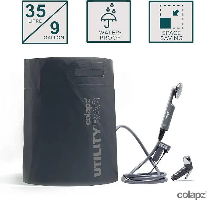 Colapz 12V Camping Shower - High-Pressure Portable Shower Douche - USB Rechargable Outdoor Shower - Camping Essentials