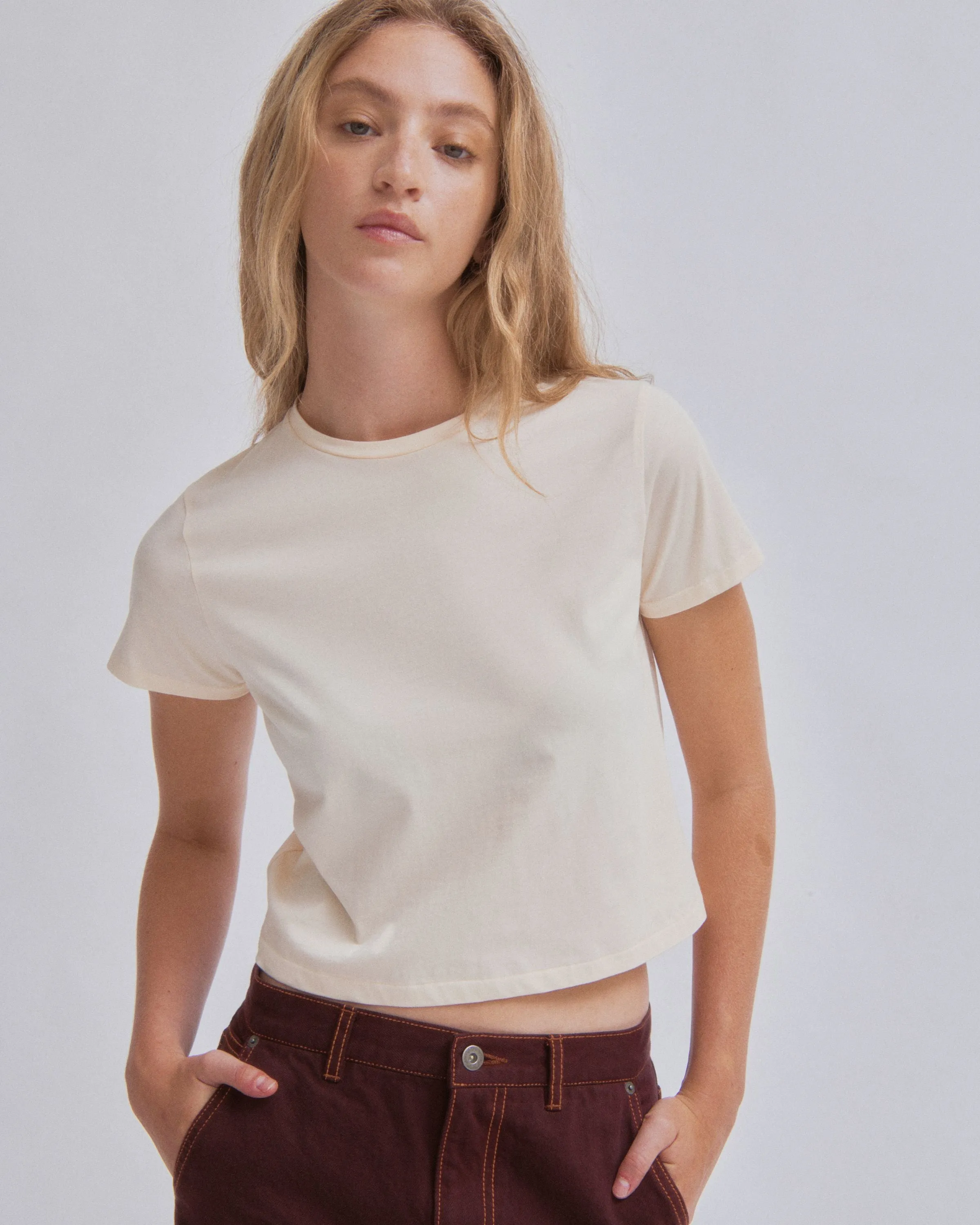 Compact Tee in Sherbet